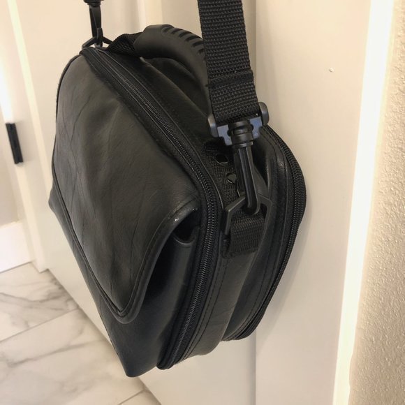 Vintage Memorex Black Electronic Storage Bag Padded‎ Excellent Condition - Picture 6 of 11